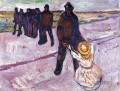 Arbeiter und Kind 1908 Edvard Munch